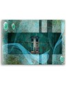 Wall painting for living room - Abstraction window | FEEBY