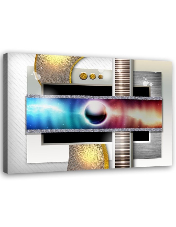 Modern wall art painting - Geometric abstraction | FEEBY