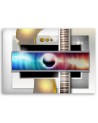 Modern wall art painting - Geometric abstraction | FEEBY