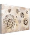 Decor Canvas paintings for wall - Floral geometric shapes | FEEBY
