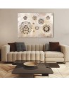 Decor Canvas paintings for wall - Floral geometric shapes | FEEBY
