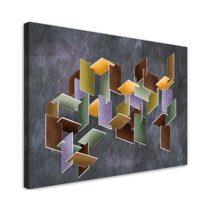 Puzzle 3D - modern wall art painting | FEEBY