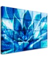 Decorative painting for bathroom, spa - Blue flower | FEEBY