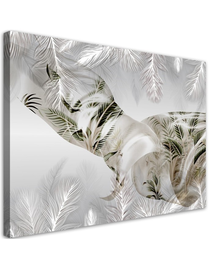 Illustration wall art picture - Leaves in the wind | FEEBY