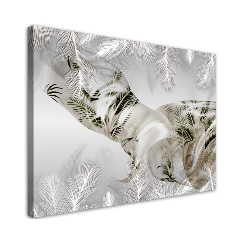 Illustration wall art picture - Leaves in the wind | FEEBY