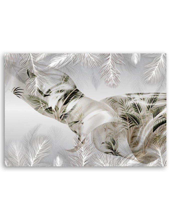 Illustration wall art picture - Leaves in the wind | FEEBY