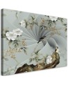 Bird on a branch - decoration, wall art painting for modern living room | FEEBY