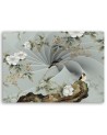 Bird on a branch - decoration, wall art painting for modern living room | FEEBY