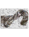 Wall Canvas painting for living room, bedroom - Satin fabric abstract | FEEBY
