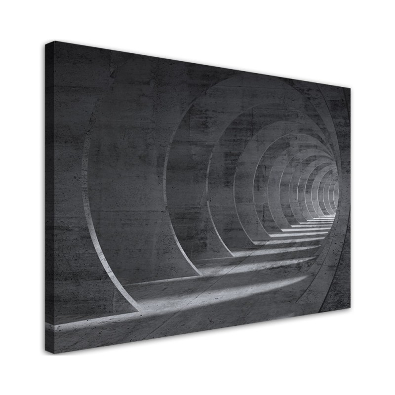 3D tunnel - wall art painting for living room, office | FEEBY