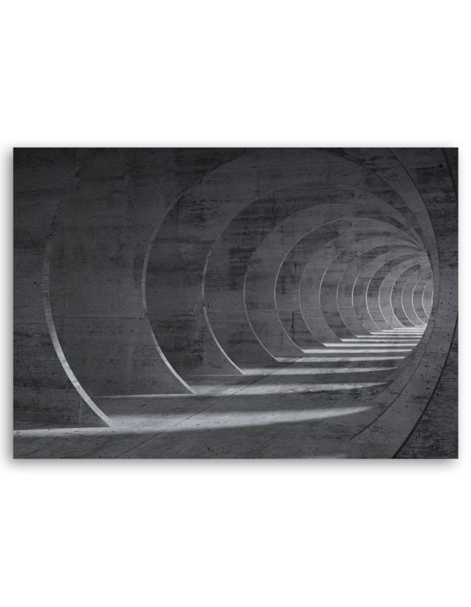 3D tunnel - wall art painting for living room, office | FEEBY