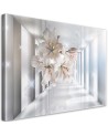 3D wall Canvas painting - Flowers 3D tunnel | FEEBY