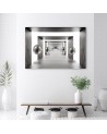 Modern loft Canvas painting - Tunnel silver balls 3D | FEEBY