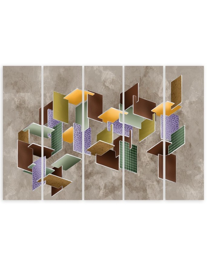 Modern painting for the wall room - 3D puzzle | FEEBY