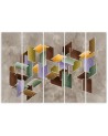 Modern painting for the wall room - 3D puzzle | FEEBY