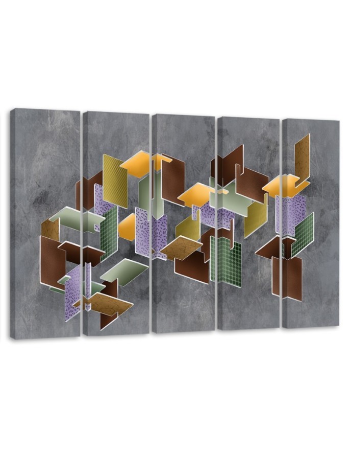 Modern painting for the wall - Puzzle 3D | FEEBY