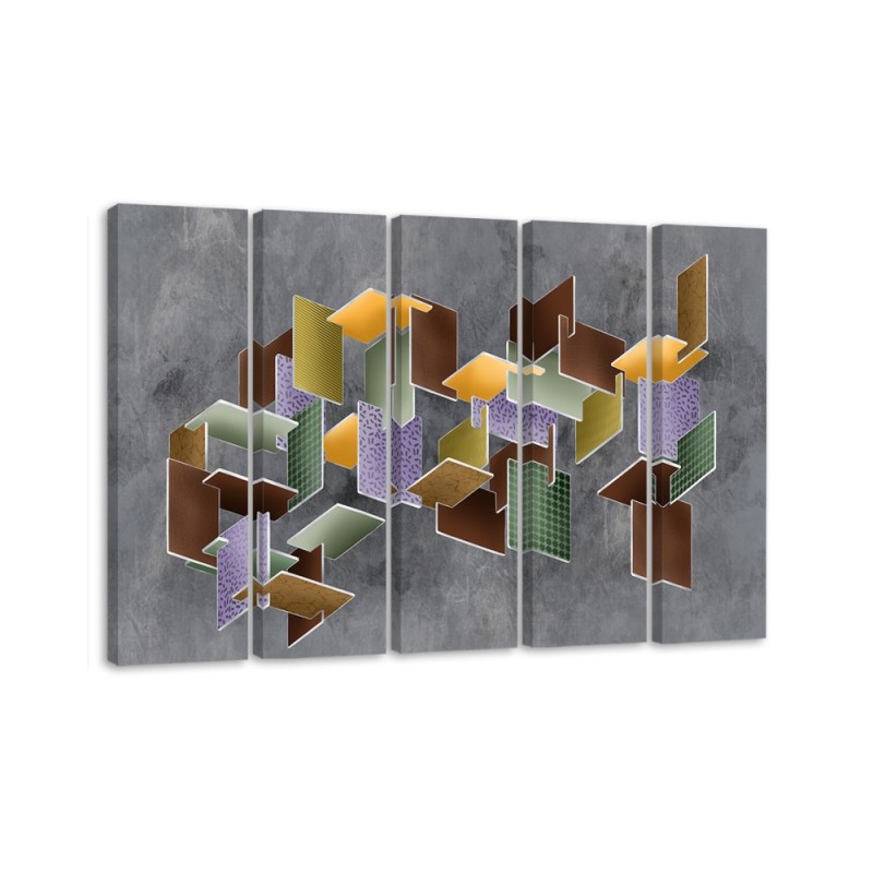 Modern painting for the wall - Puzzle 3D | FEEBY