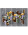 Modern painting for the wall - Puzzle 3D | FEEBY