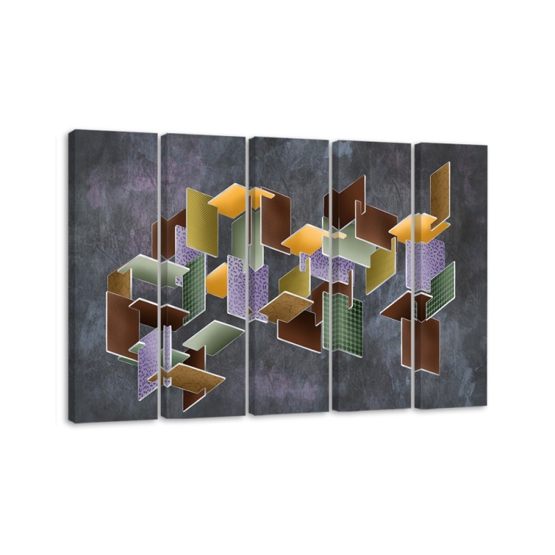Modern painting for living room - Puzzle 3D | FEEBY