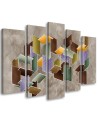 Modern living room wall painting - Puzzle 3D | FEEBY