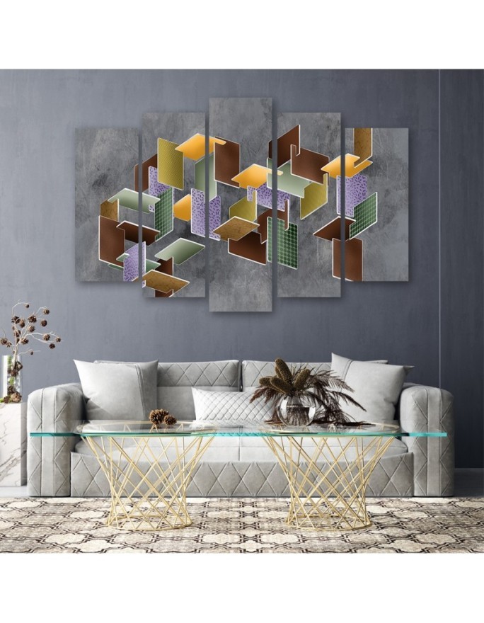 Modern painting for wall - Puzzle 3D | FEEBY