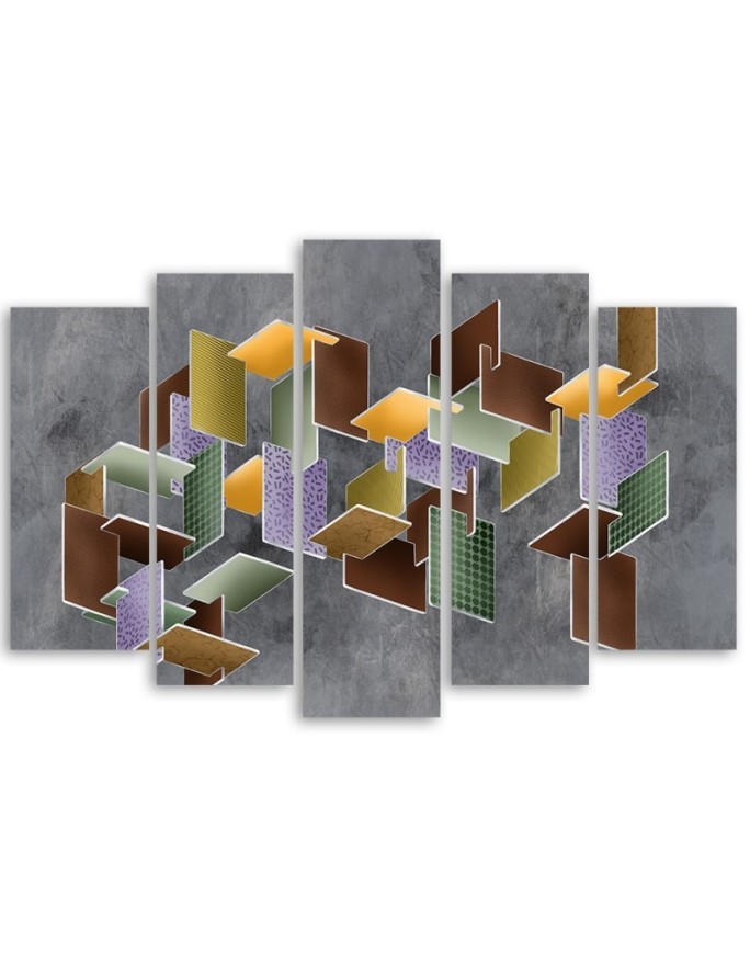 Modern painting for wall - Puzzle 3D | FEEBY