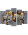 Modern painting for wall - Puzzle 3D | FEEBY