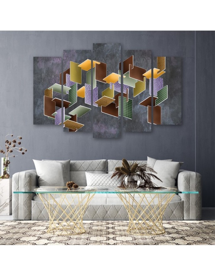 3D Puzzle - Modern painting for wall room | FEEBY