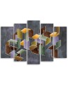 3D Puzzle - Modern painting for wall room | FEEBY