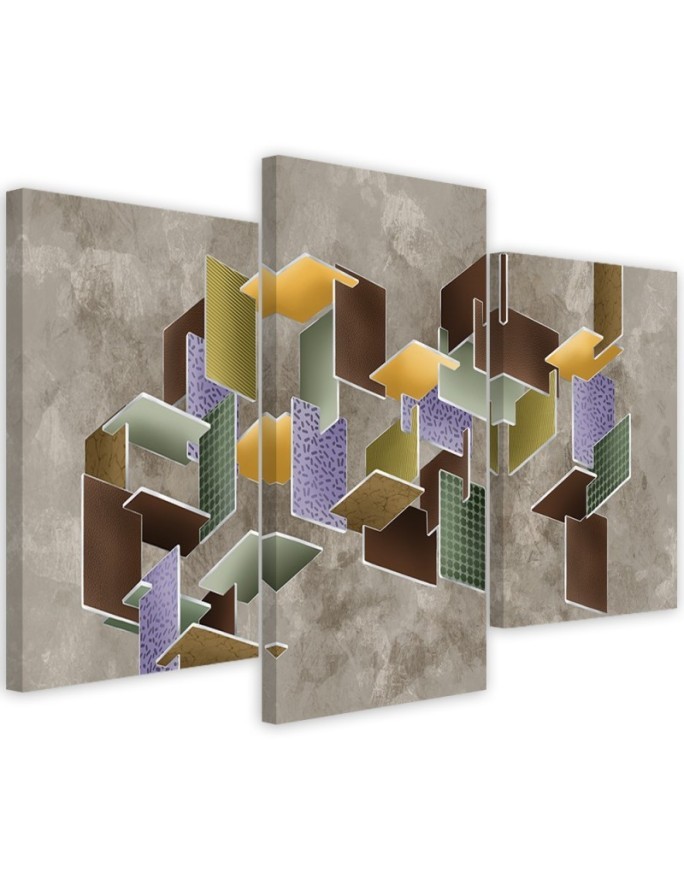3D Puzzle - Modern painting for wall room | FEEBY