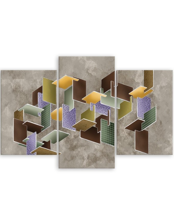 3D Puzzle - Modern painting for wall room | FEEBY