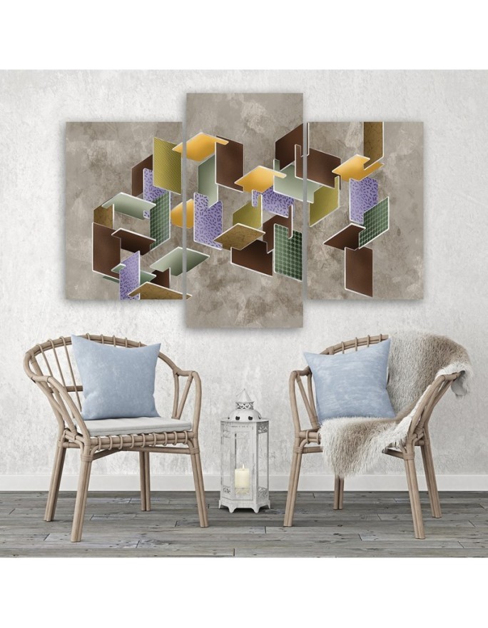 3D Puzzle - Modern painting for wall room | FEEBY