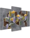 3 piece Puzzle 3D - modern painting for a child's room | FEEBY