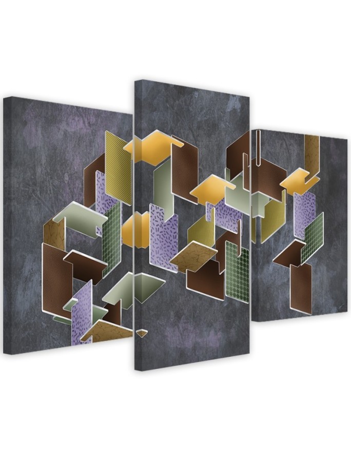 3D puzzle - modern painting for teenager's room | FEEBY