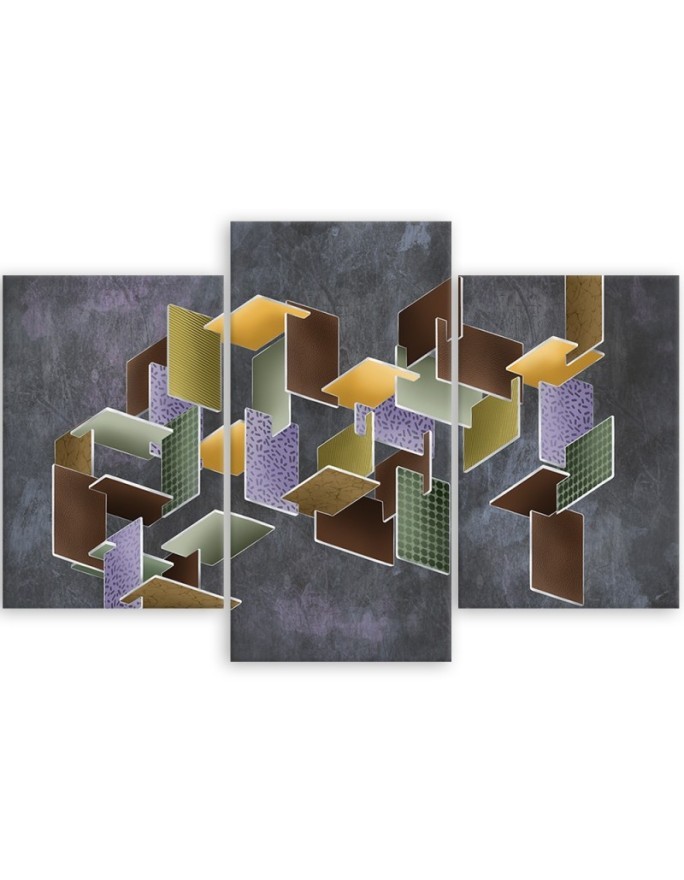 3D puzzle - modern painting for teenager's room | FEEBY