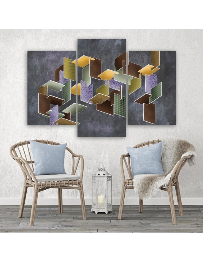 3D puzzle - modern painting for teenager's room | FEEBY