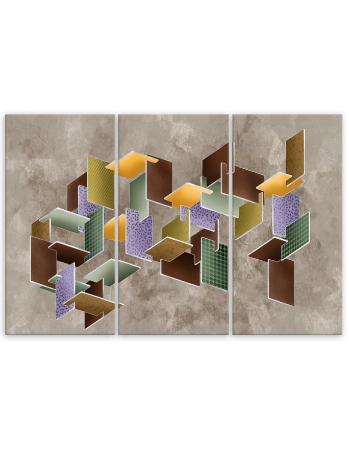 Puzzle 3D - modern painting for a child's room | FEEBY
