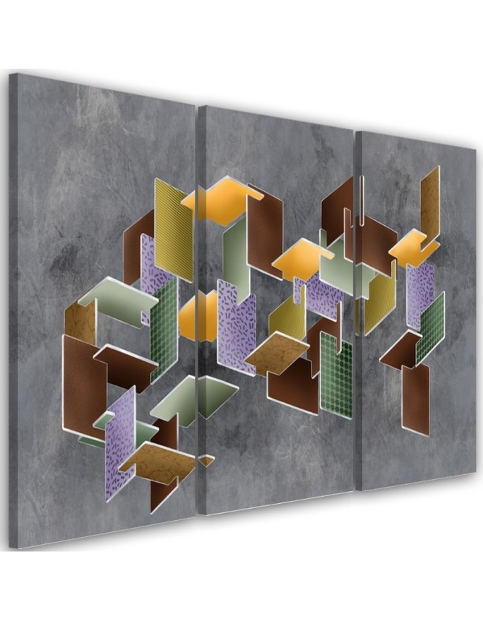 Puzzle 3D - modern painting for a teenager's room | FEEBY