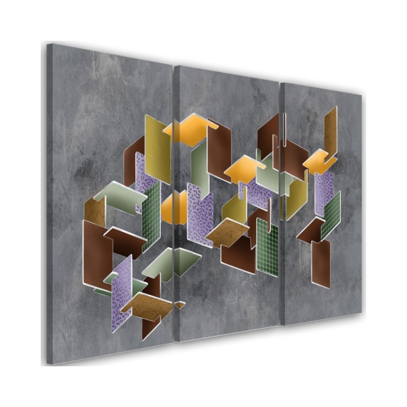 Puzzle 3D - modern painting for a teenager's room | FEEBY