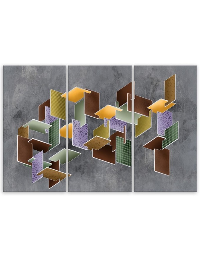 Puzzle 3D - modern painting for a teenager's room | FEEBY