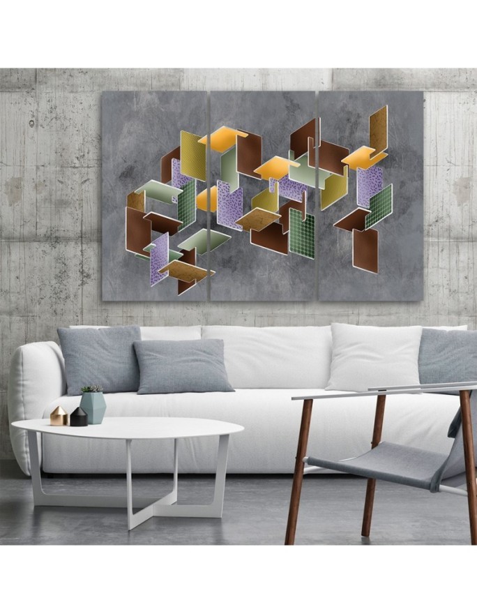 Puzzle 3D - modern painting for a teenager's room | FEEBY
