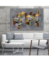 Puzzle 3D - modern painting for a teenager's room | FEEBY