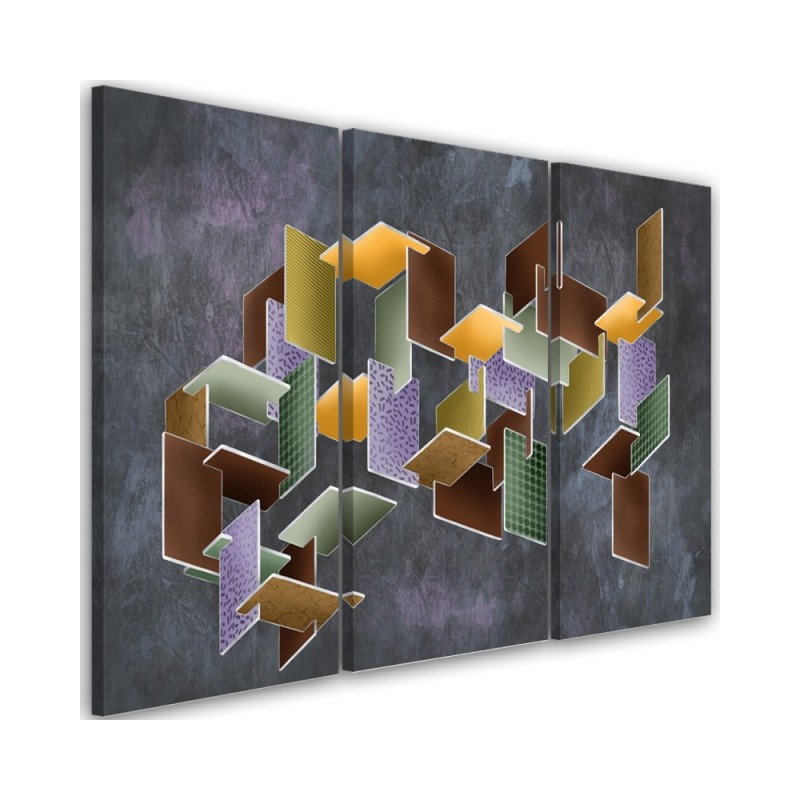 Puzzle 3D - modern Canvas painting for living room | FEEBY