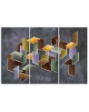 Puzzle 3D - modern Canvas painting for living room | FEEBY