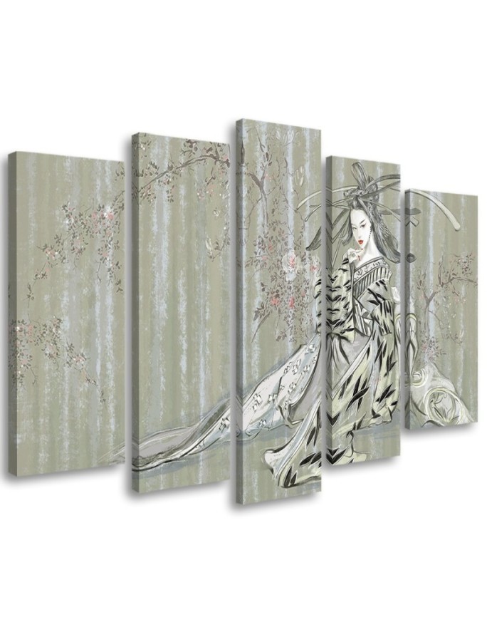 Canvas painting - Japanese geisha oriental | FEEBY