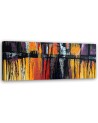 Canvas prints canvas print for room - Colourful painted abstraction | FEEBY