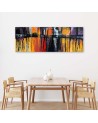 Canvas prints canvas print for room - Colourful painted abstraction | FEEBY