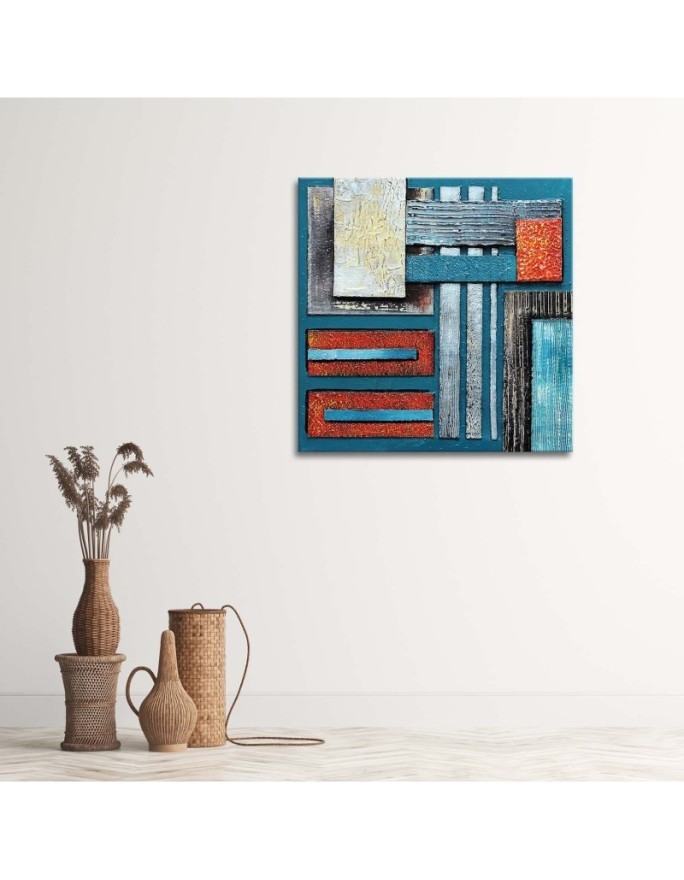 3D abstract - wall paintings for large living room | FEEBY