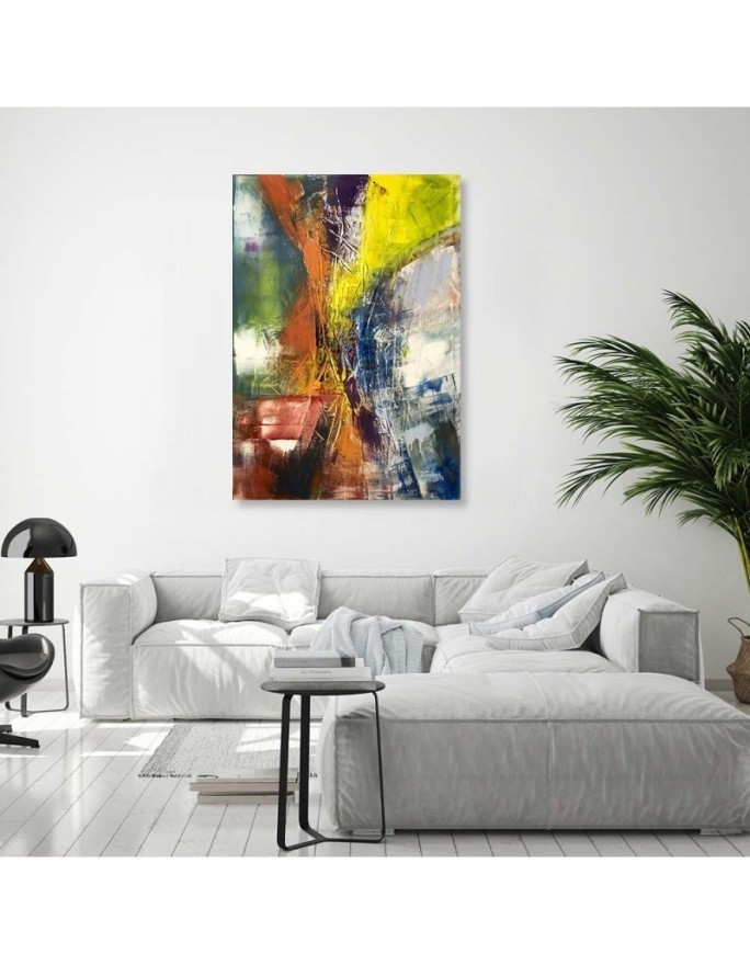 Canvas prints for your home - Colourful abstract | FEEBY