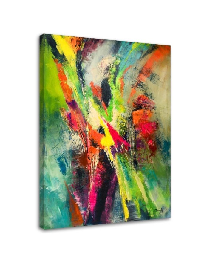 Canvas prints for your new home - Colourful abstraction youthful | FEEBY